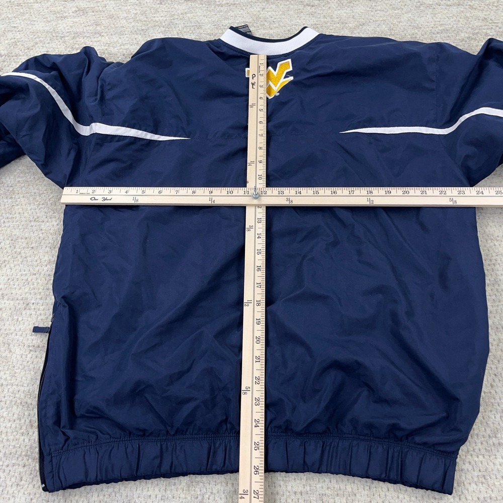 Vintage West Virginia Mountaineers Jacket Men Mediup Pullover Starter WVU Lined - Picture 8 of 12